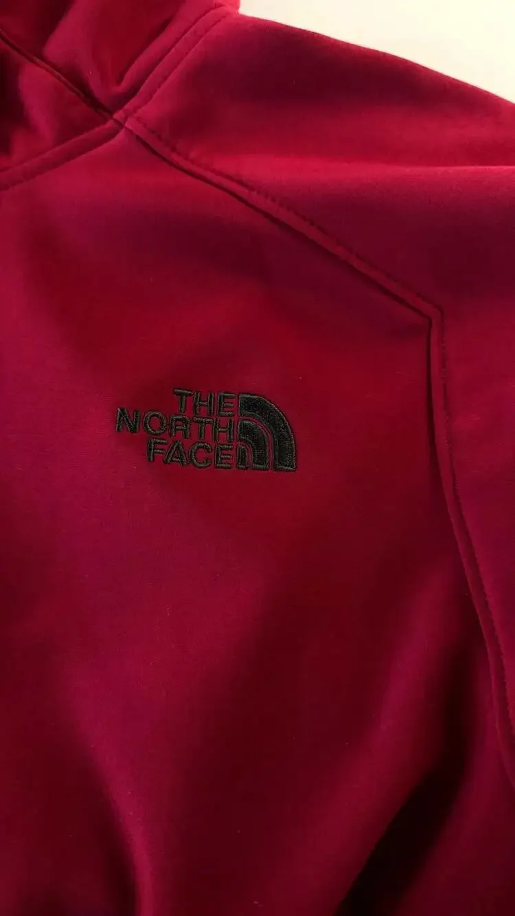 The North Face Apex Bionic Hooded Softshell Jacket maroon - Large